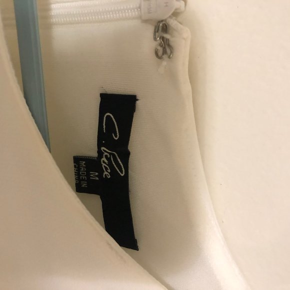 White sleeveless party dress! - Picture 2 of 3